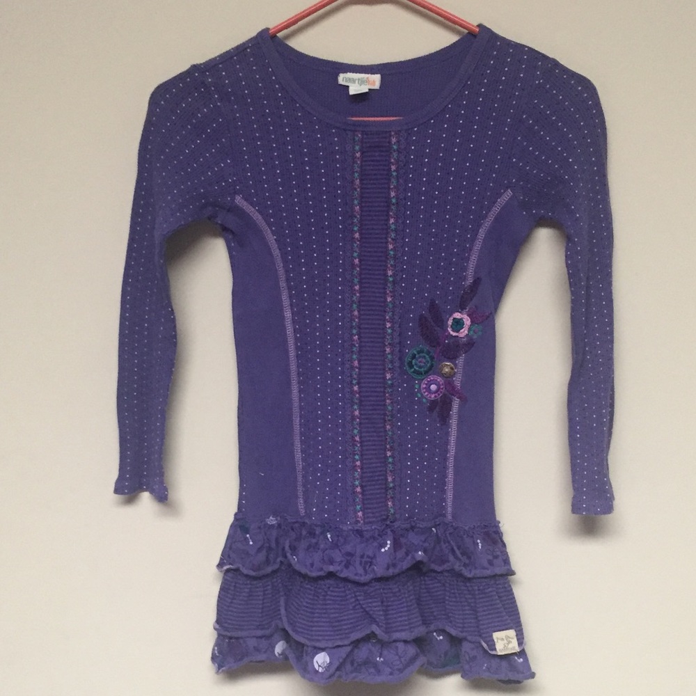 cute polka dot ruffle dress